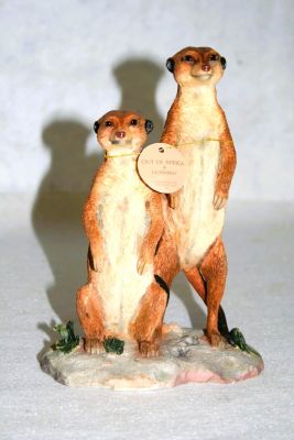 Out Of Africa Large Pair of Meerkats. 15248