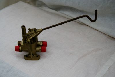 Milne and Co. gas economiser and shut off valve 