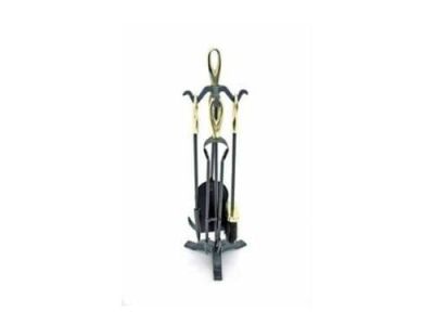 Companion Set With 4 Tools & Stand Brass Loop 173