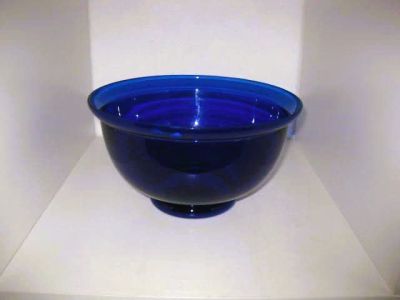 Large Blue Glass Bowl 19911 Clearance