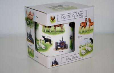 Fine China Farming Mug Gift Boxed 