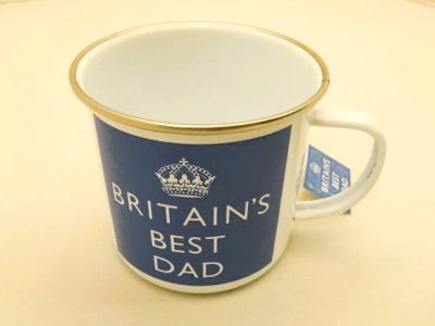 Britain's Best Dad Enamel Tin Mug 20503
