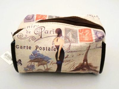 Paris Postale Small Make Up Bag in 3 Designs 22493