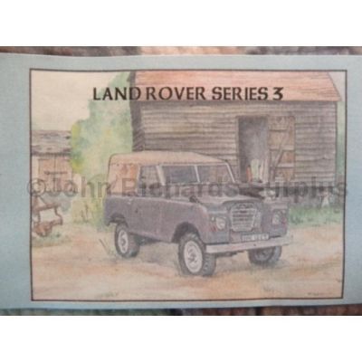 Land Rover Series 3 Micro-Fibre Tea Towel