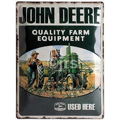 Nostalgic Art Tin Sign John Deere Farm Equipment 23137