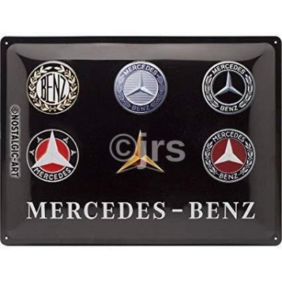 Nostalgic Art Tin Sign Mercedes Benz Logo 23251