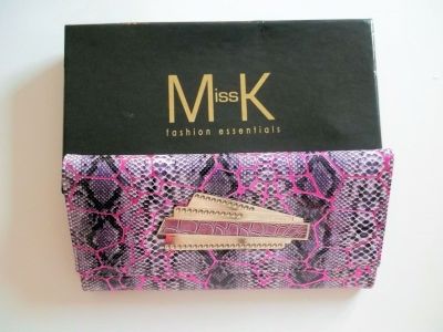 Snakeskin Style Purse in 4 Colours  Large. PUR232L