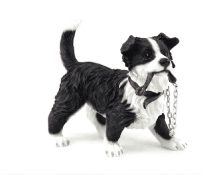 Leonardo Dog Collection Walkies Border Collie Puppy LP24956
