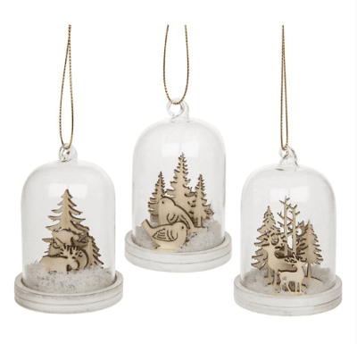 Christmas Scene Snow Dome Tree Decoration. Available in 3 Designs. 274615