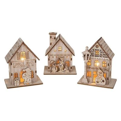 Small Starlight LED Christmas House. Available in 3 designs 271620