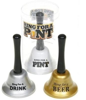 Ring for a Drink Hand Bell 2 Styles 27191