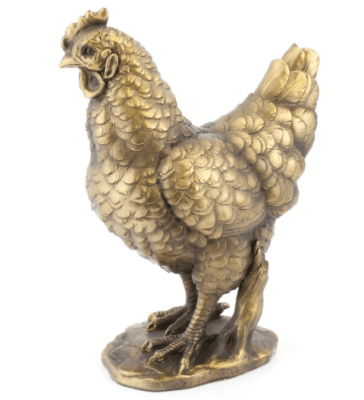 Lesser & Pavey Reflections Bronzed Hen LP28285