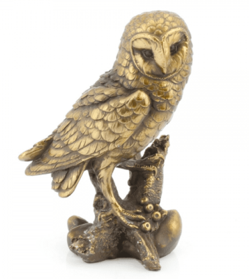 Lesser & Pavey Reflections Bronzed Owl LP28621