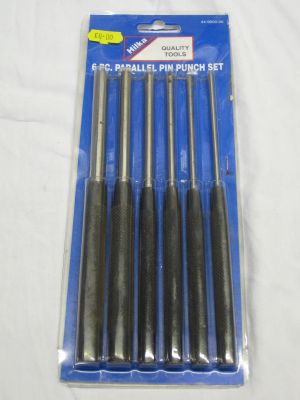 Hilka 6 Piece Parallel Pin Punch Set 44-9000-06