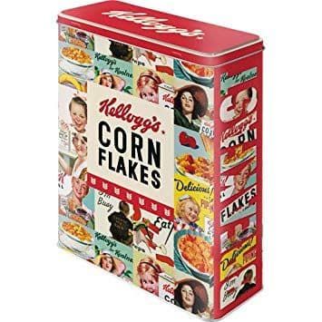 Nostalgic Art Kellogg's Corn Flakes Storage Tin 30330