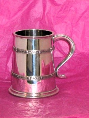 English Pewter Tankard Celtic Gift Idea Fathers Day MP3049