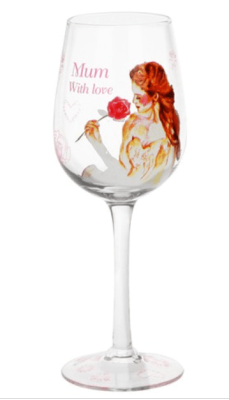 Mum's Wine Glass from Vintage Lane by Jennifer Rose LP33125