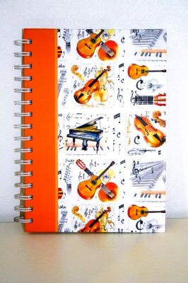 Musical Themed A5 Note Book. 331477