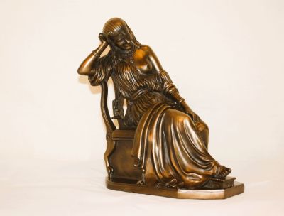 Collectable Cold Cast Bronze Cleopatra Signed by J Tupton 340041