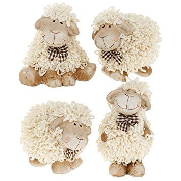 Small Shaggy Sheep Figurine Available in 4 styles 36700