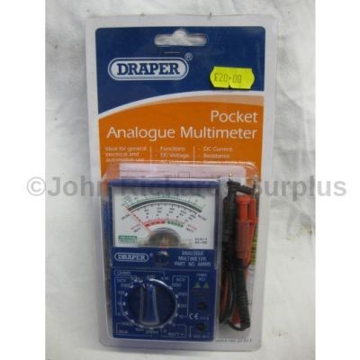 Draper Pocket Analogue Meter 37317