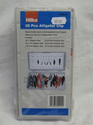 Hilka 28 Piece Alligator Clip Assortment 79550424