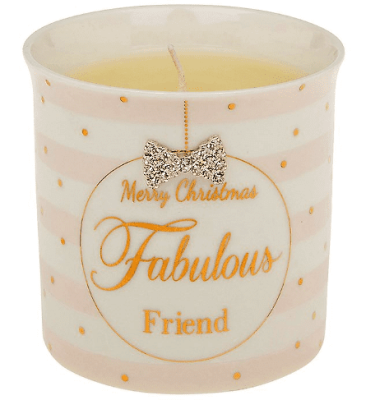 Merry Christmas Fabulous Friend Scented Candle. LP40469