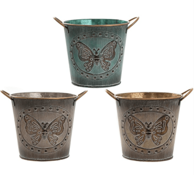 Decorative Antique Butterfly Planter Small Available in 3 Colours LP42122