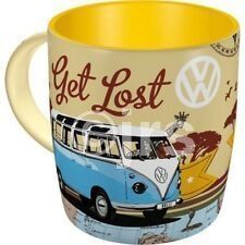 Nostalgic Art Ceramic Mug Volkswagen Camper Van "Let's Get Lost" 43042