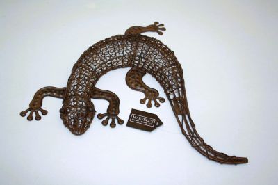 Mini Gecko Metal Wall Art 4895