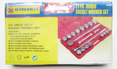Marksman 21 Piece Jumbo Socket Set 52017C