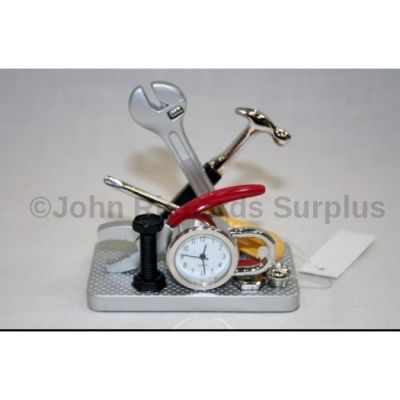 Miniature Spanner Set Design Battery Operated Desk Clock 0530