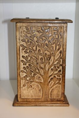 Wooden Tree Of Life Key Cabinet/ Box 5401