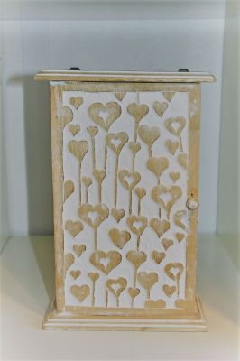 Floating Hearts Wooden Key Cabinet 5410