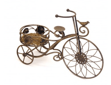 Ornamental Penny Farthing Planter 54373