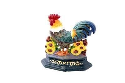 Cast Iron Rooster Door Wedge 26.5cm 5569