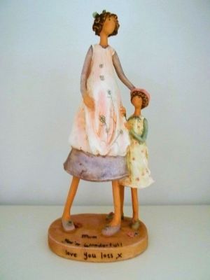Mother and Daughter Figurine by Happy Hearts Collection Gift Idea 58538