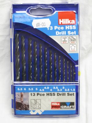 Hilka 13 Piece HSS Drill Bit Set 1.5/6.5mm 49770013