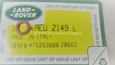 Land Rover Bleed Screw Fibre Sealing Washer Unheated TDI Fuel Filter AEU2149L G