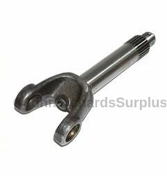 Stub Axle Shaft Front 608023