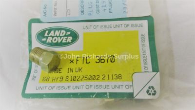 Land Rover Swivel Housing Oil Level Plug FTC3670 G