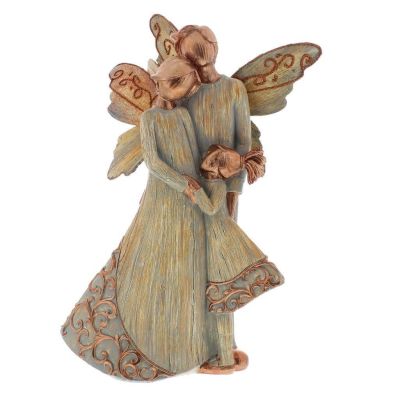 Woodland Angel Mother, Father & Daughter Figurine From The Woodland Angels Range 61395 