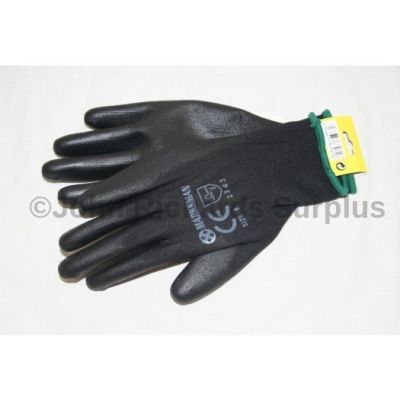 Marksman PU Coated Black Gloves size 8