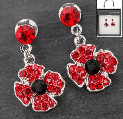 Poppy Dangly Earrings From the Equilibrium Range 64240