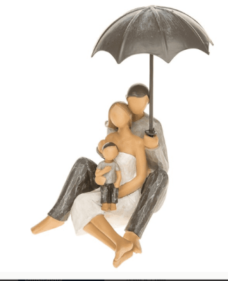 Summer Shower Family Sitting Figurine From the Shudehill Range 65510