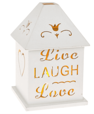 Glimmer LED House Live Laugh Love .66442 