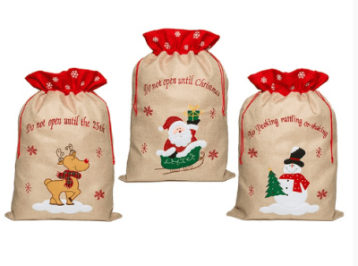 Santa Surprise Christmas Sack. Available in 3 Designs. 67606