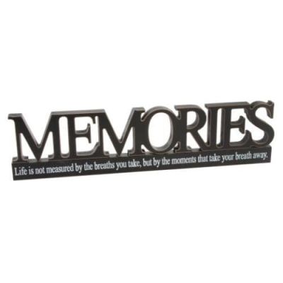 Memories Wooden Mantel Plaque. 68502