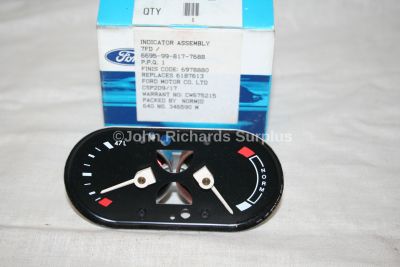Ford Escort Dual Dash Clock 6978880