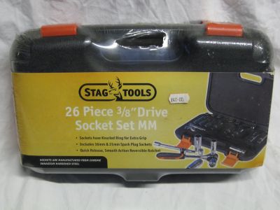 Stag Tools 26 Piece 3/8" Drive Socket Set STA028